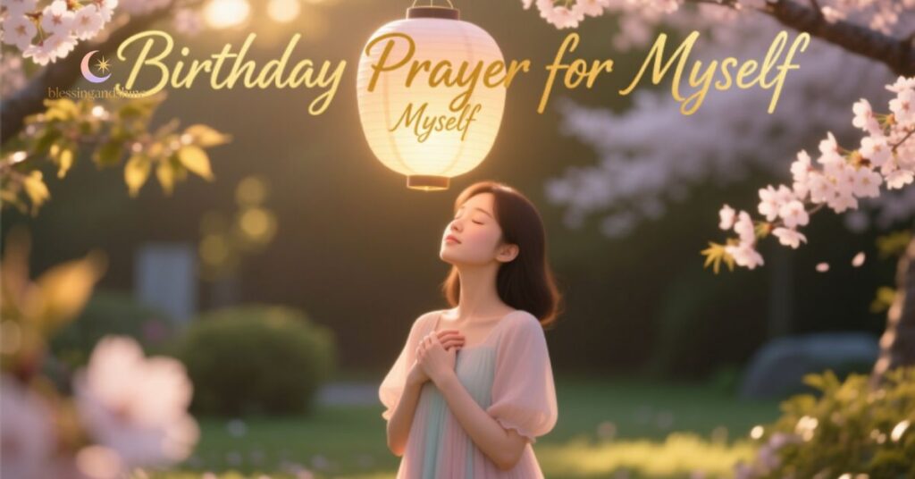 Birthday Prayer for Myself