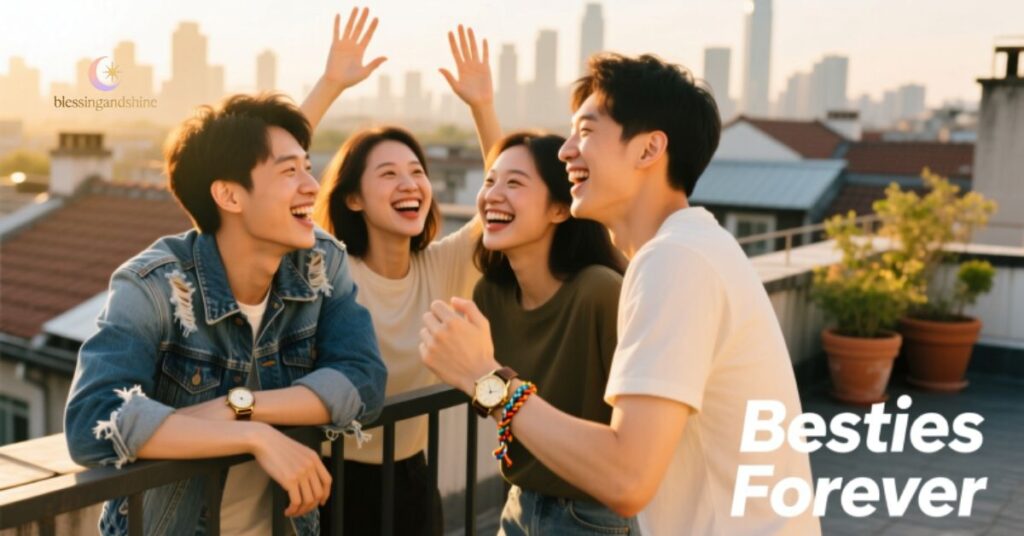 Captions for Friends Group