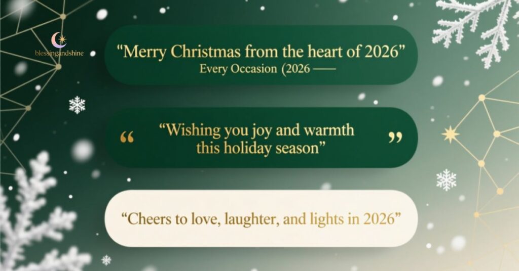 Christmas Text Message Templates for Every Occasion in 2026