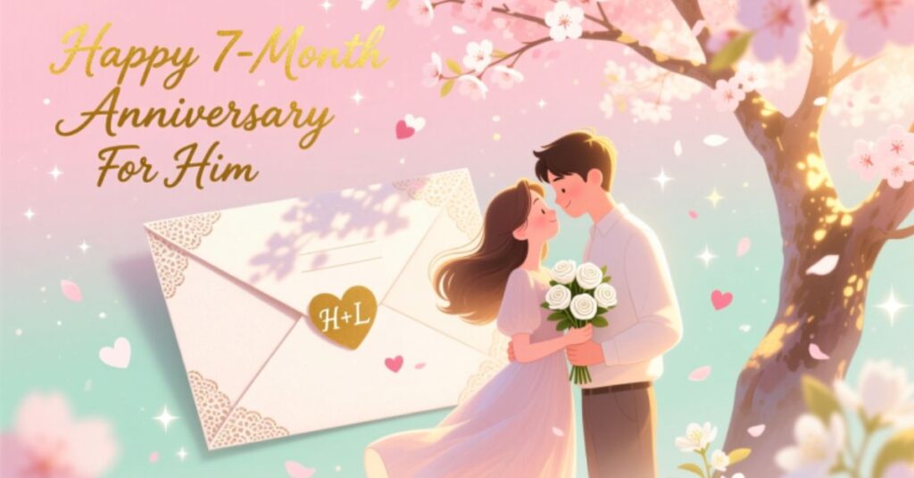 Cute Happy 7 Month Anniversary For Him