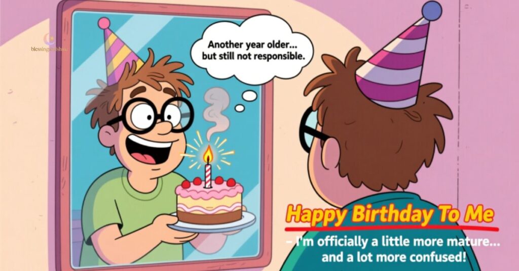 Funny and Humorous Birthday Wishes to Myself