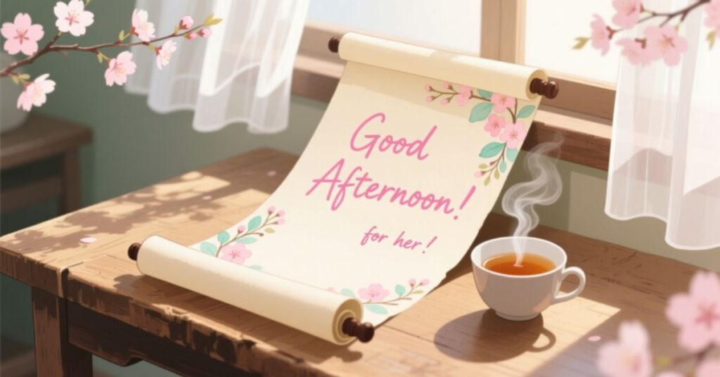 Good Afternoon Message for Her