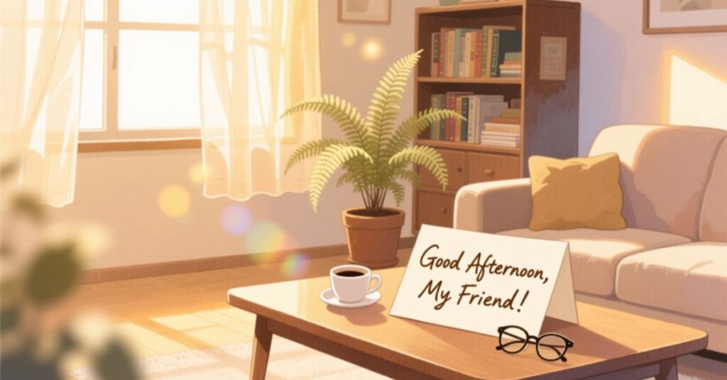 Good Afternoon Message for a Friend