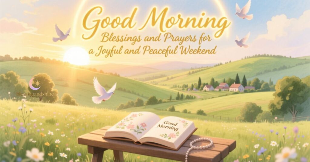 Good Morning Blessings and Prayers for a Joyful and Peaceful Weekend
