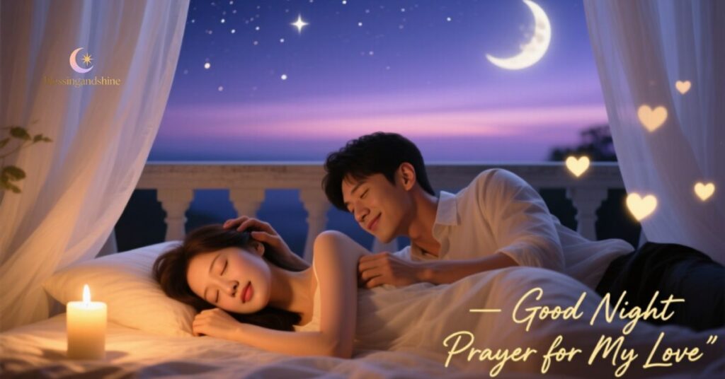Good Night Prayer for My Love Romance