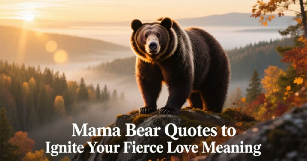 Mama Bear Quotes to Ignite Your Fierce Love Meaning