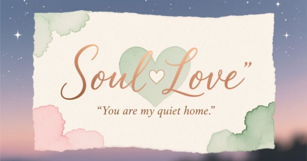 Soul Love Quotes