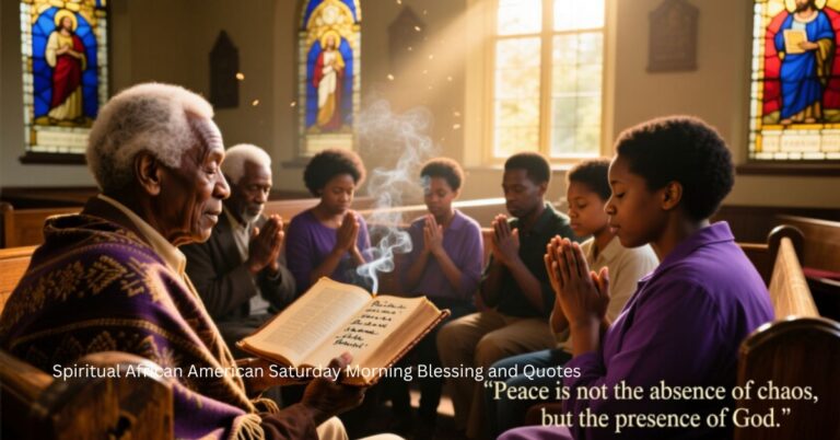 Spiritual African American Saturday Morning Blessing and Quotes