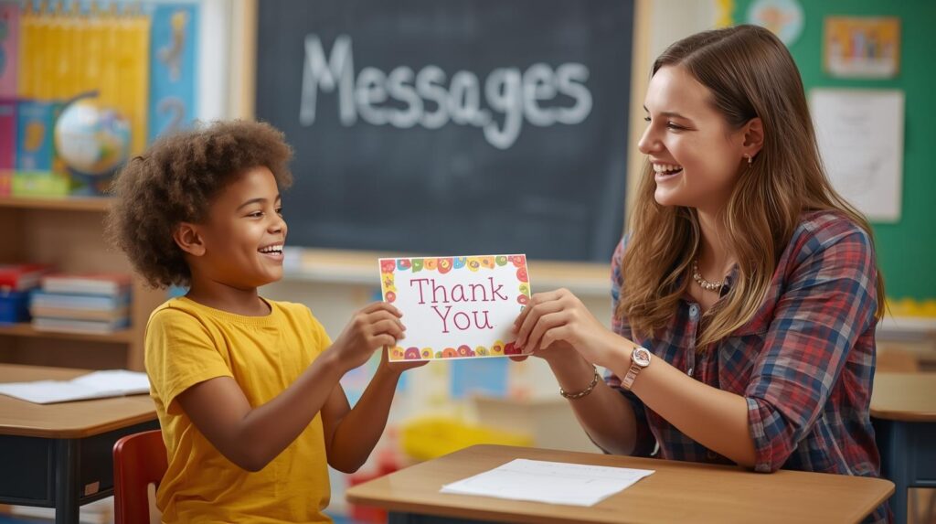 Thank You Teacher Messages from Parents