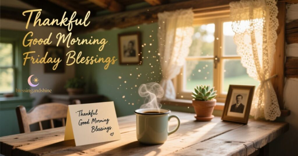 Thankful Good Morning Friday Blessings