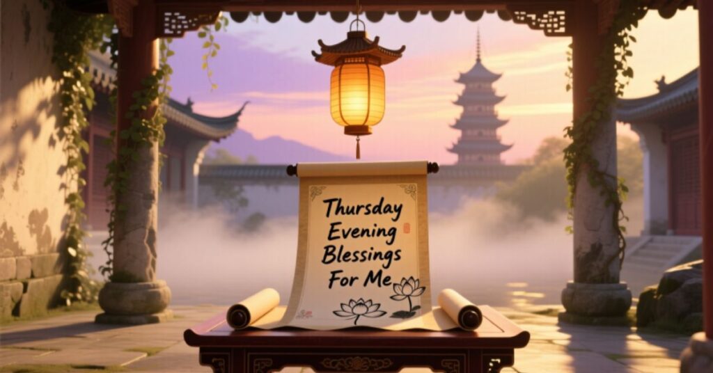 Thursday Evening Blessings For Me