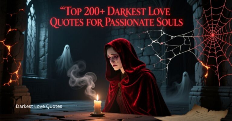 Top 200+ Darkest Love Quotes for Passionate Souls
