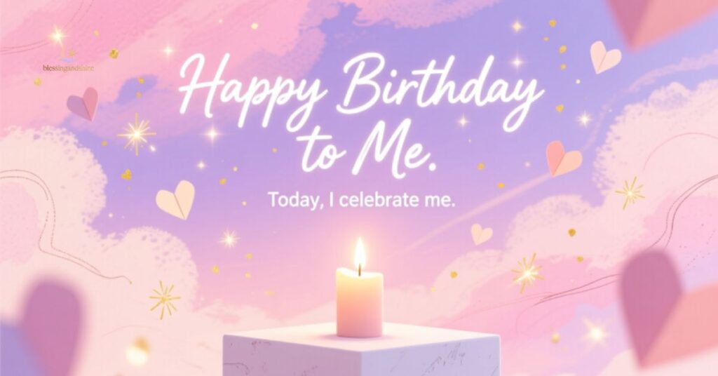 Touching Birthday Message to Myself