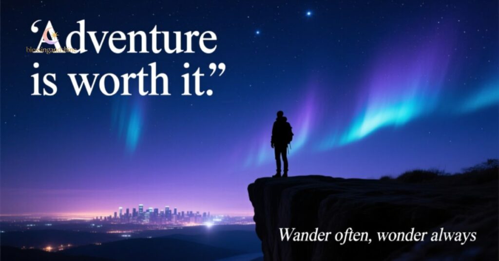 Travel Quotes for Instagram in Night