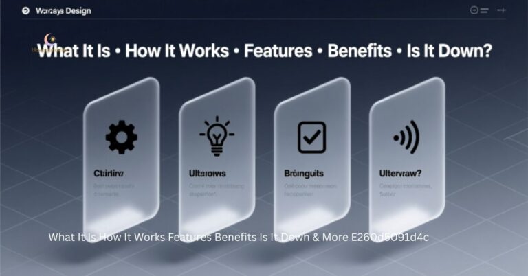What It Is How It Works Features Benefits Is It Down & More E260d5091d4c