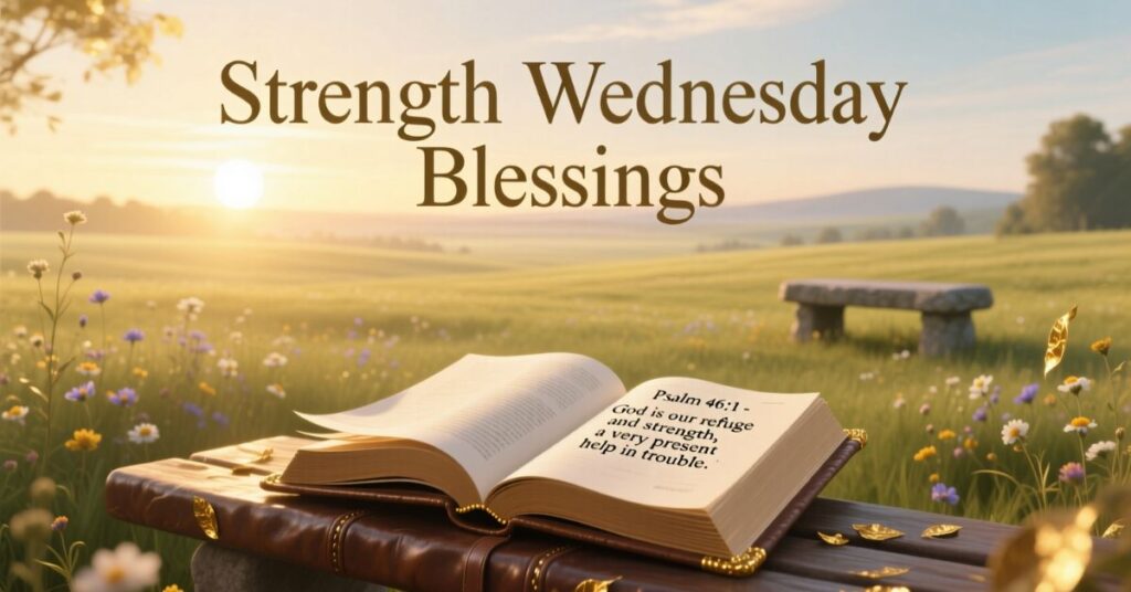 bible verse strength wednesday blessings