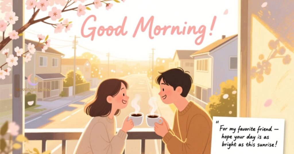 good morning message to a friend