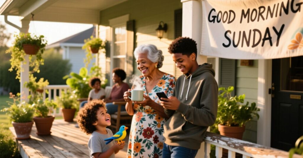 good morning sunday african american Lovely images