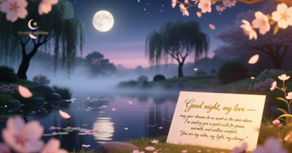 good night love message for her