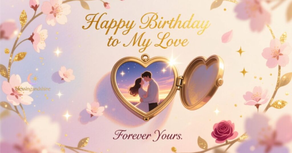 happy birthday to my love