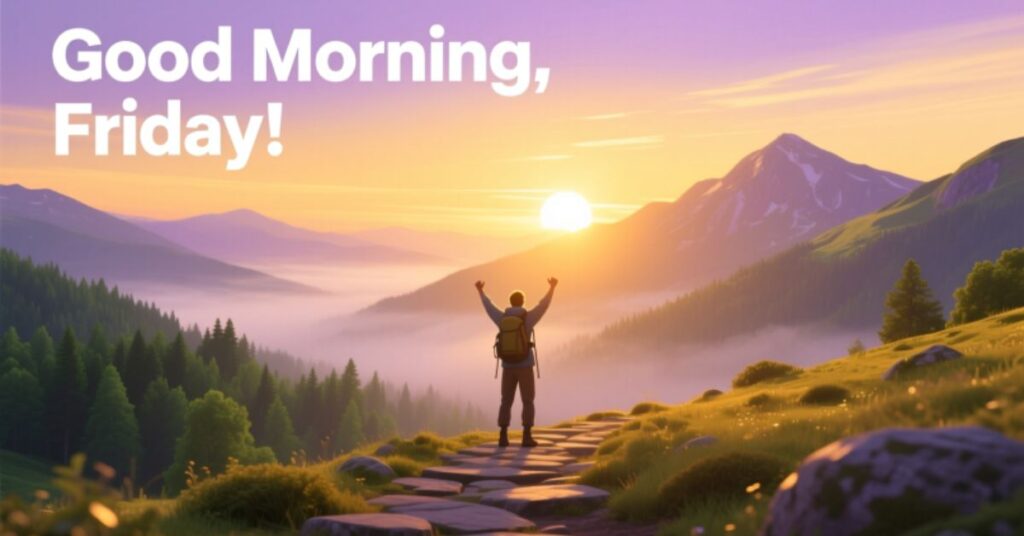 motivational good morning friday