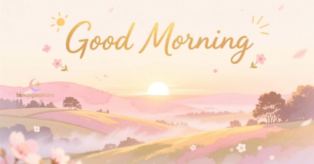 sweet good morning message
