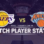 knicks vs lakers match player stats